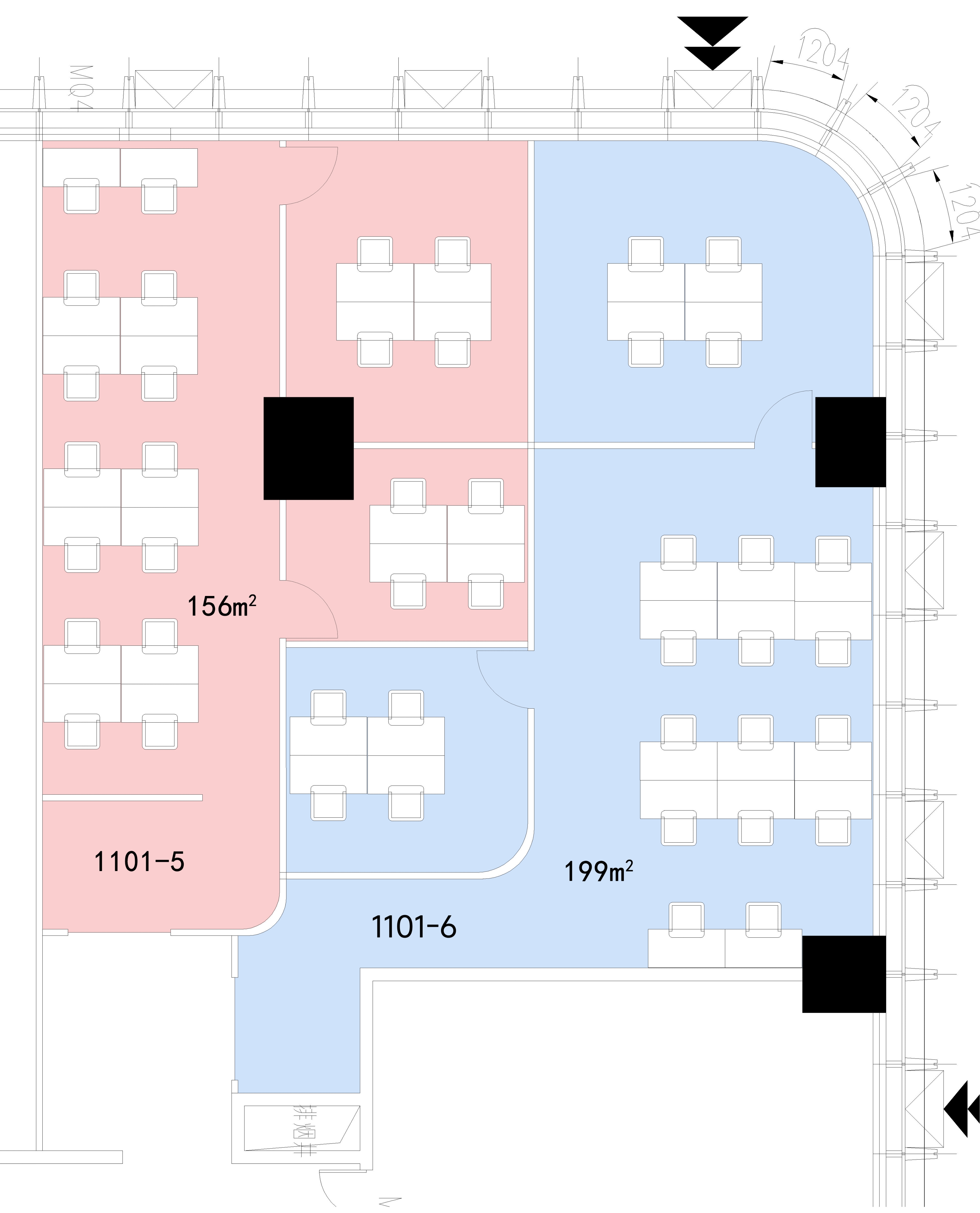 软件园三期F区 F22栋 1101-5单元 1101-6单元 改造中...